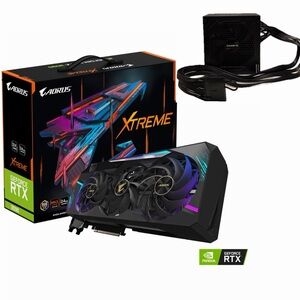 GIGABYTE AORUS GeForce RTX 3090 Xtreme 24G Graphics Card+Power Supply +Toy Chibi